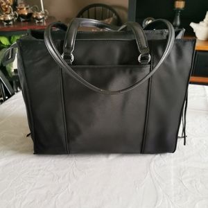 HP🔥Rebecca Minkoff Black Nylon Regan Laptop Tote Bag